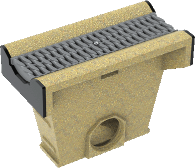 Bild Einlaufkasten Muldenrinne