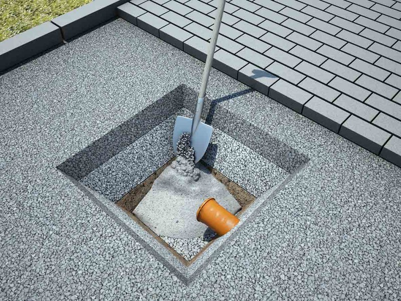 Bild 1 Hofeinläufe Kl. A15, B125 und C250 Einbauanleitung