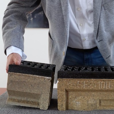 Unilink Fuge Verdichtung wird gezeigt