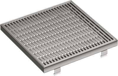 Bild Längsstabrost Edelstahl