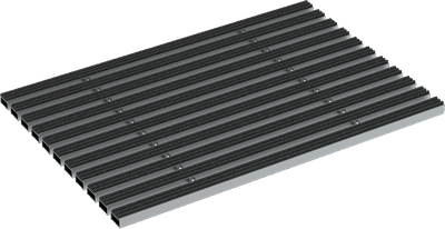 Bild Aluminiumgaller med nålfiltsbeläggning