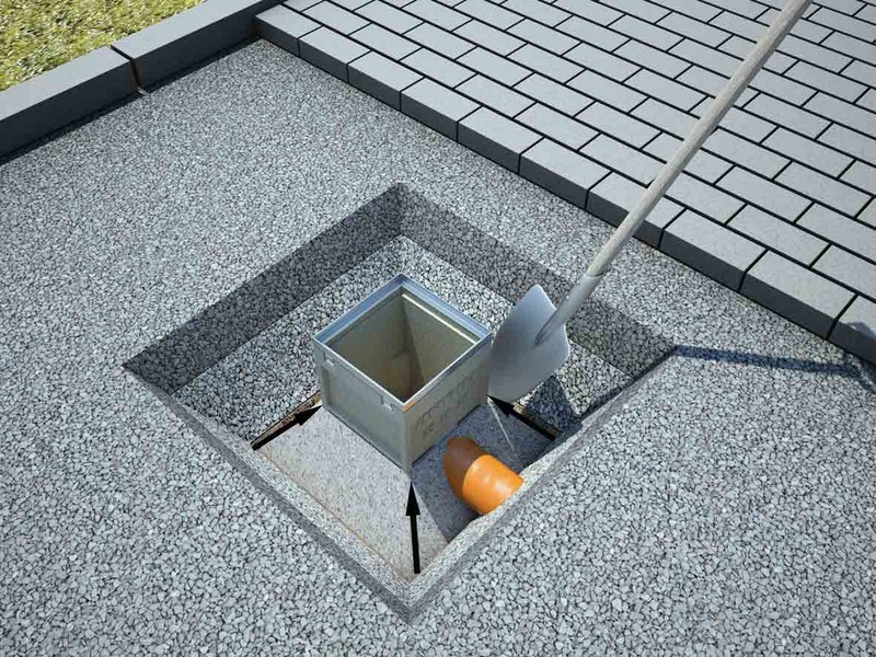 Bild 3 Hofeinläufe Kl. A15, B125 und C250 Einbauanleitung