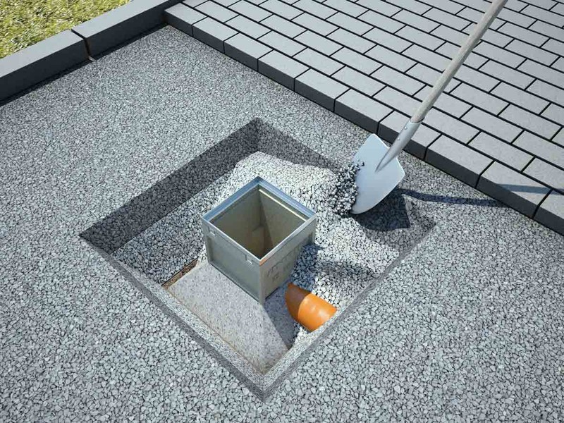 Bild 4 Hofeinläufe Kl. A15, B125 und C250 Einbauanleitung