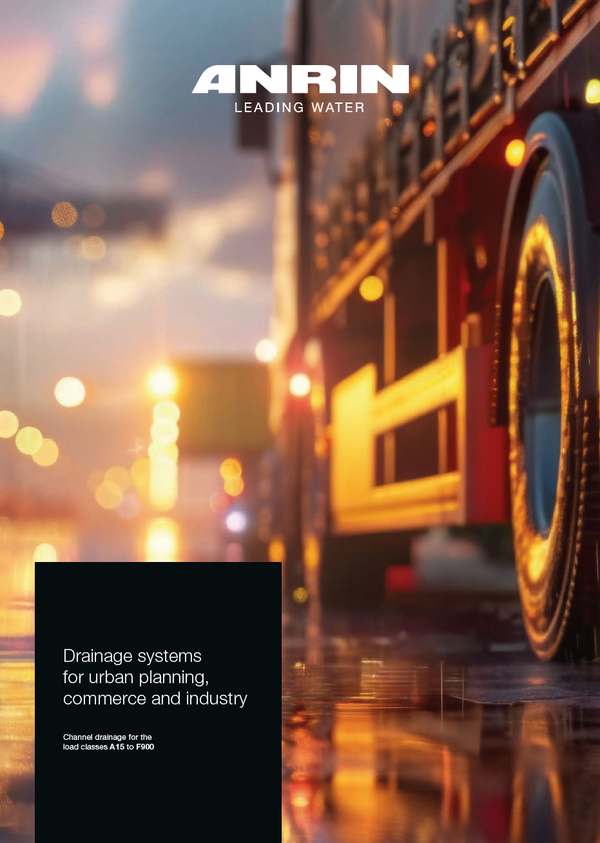 Drainage systems for urban planning, commerce and industry